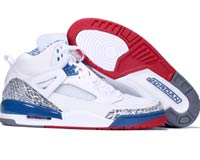 Air Jordan Spizike White Varsity Red True Blue Shoes